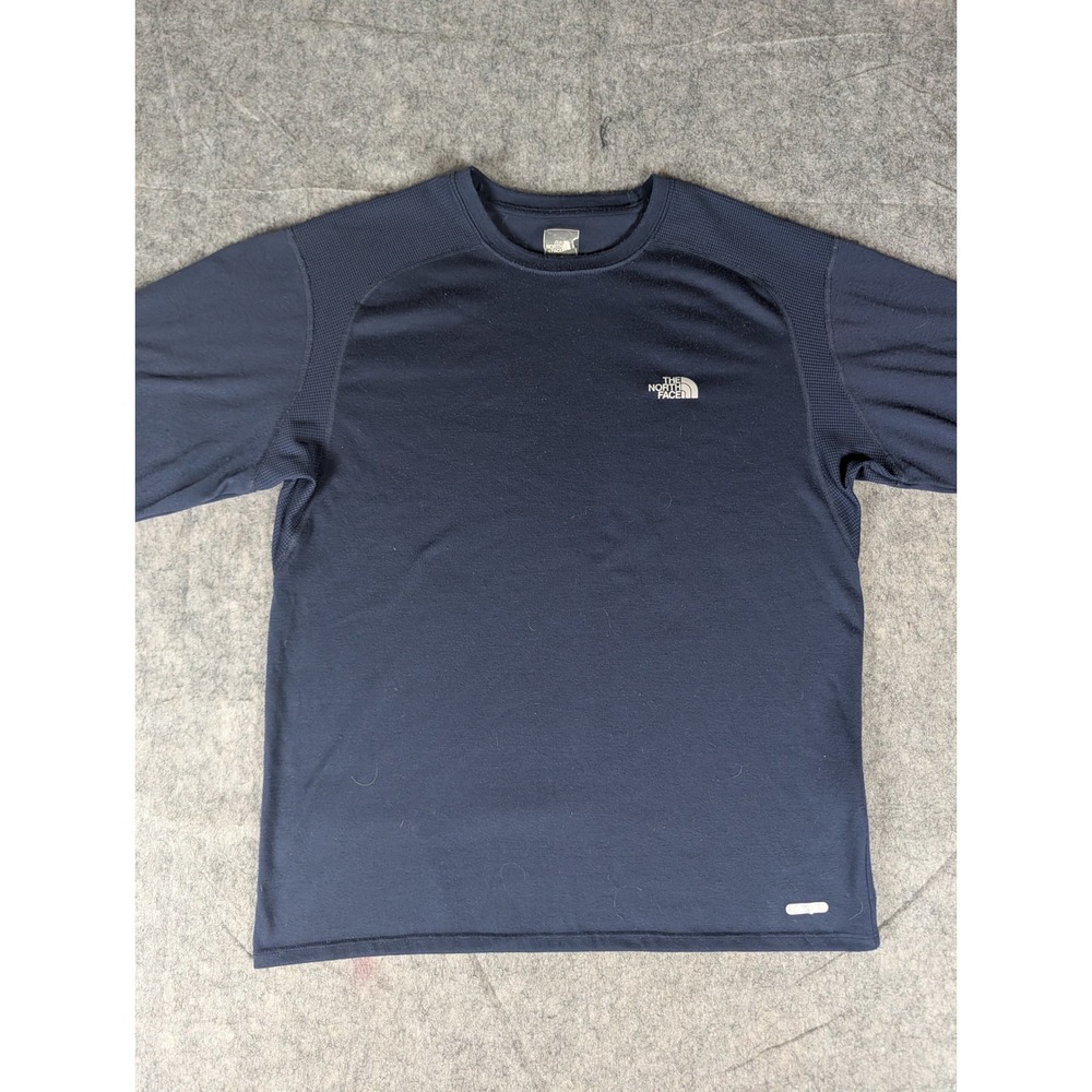 The North Face Mens Navy Blue Long Sleeve Performance Shirt Base Layer S - Picture 3 of 8